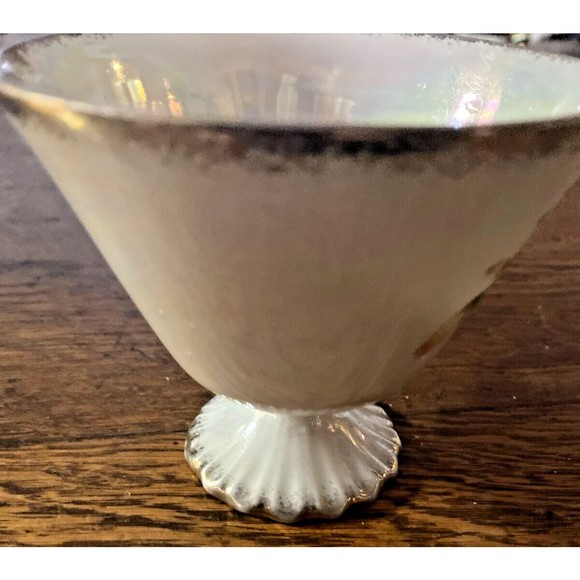 Lustreware Tea Cup March Daffodil Iridescent Gold Trim Japan Vintage Spring - Picture 3 of 6